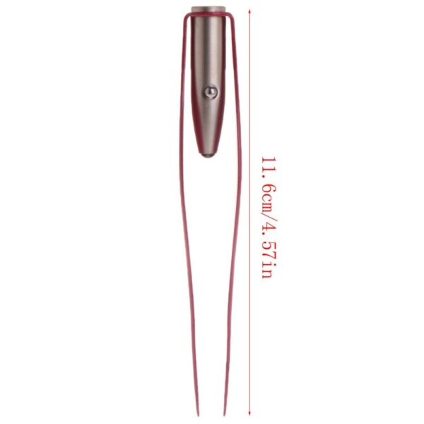 Ear Cleaner LED Flashlight Earpick Wax Removal Tweezer Luminous Kids Health Care - immagine 6