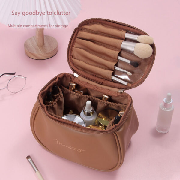 Bags Ladies Makeup Bag Large Capacity Portable Senior Sense Of New Travel Toiletries Bag - immagine 2