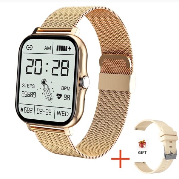 Women Smart watch Men 1.69" Color Screen Full touch Fitness Tracker Bluetooth Call Smart Clock Ladies Smart Watch Women - immagine 9