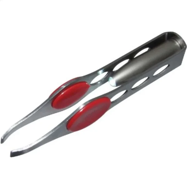 Mini Light Eyelash Removal pince a epiler Tweezer Clip Make Up Led Eyebrow Hair Beauty Tool - immagine 3