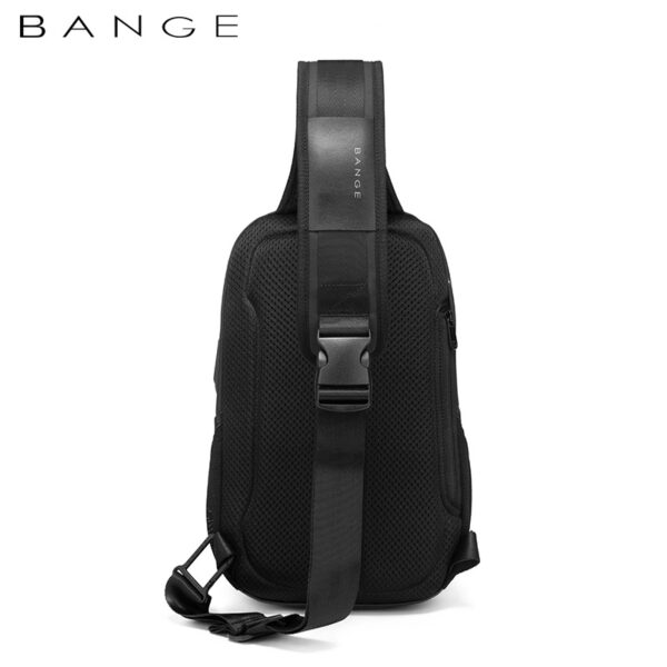 New Men's Summer Chest Bag Fashion Trend Atmospheric Business Messenger Bag All-Match USB Shoulder Bag - immagine 5