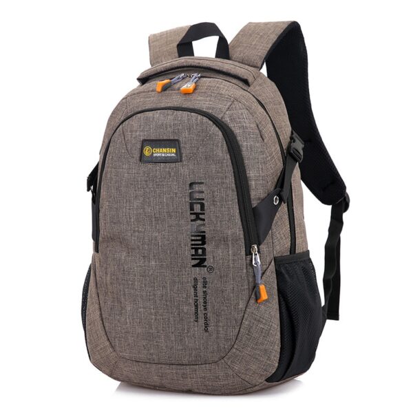 New Fashion Men's Backpack Bag Male Polyester Laptop Backpack Computer Bags high school student college students bag male - immagine 9