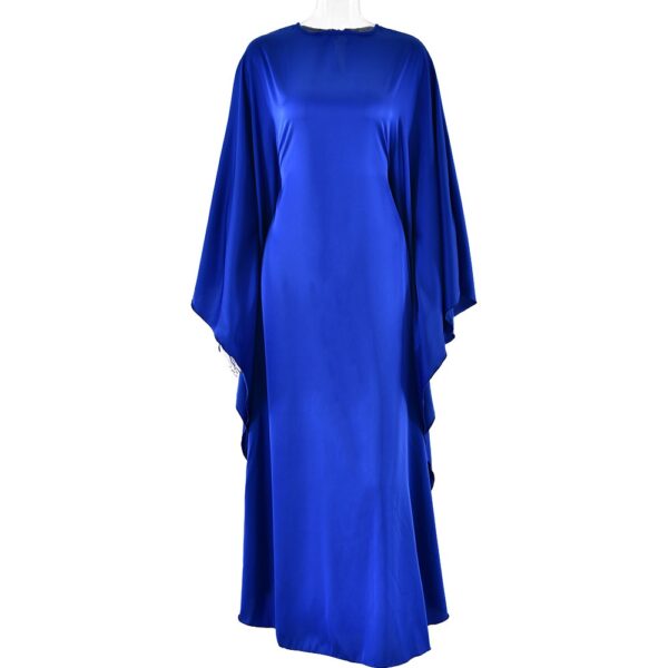Abito Donna Lungo a Girocollo, Elegante e Sobrio adatto in Primavera/Estate - immagine 3