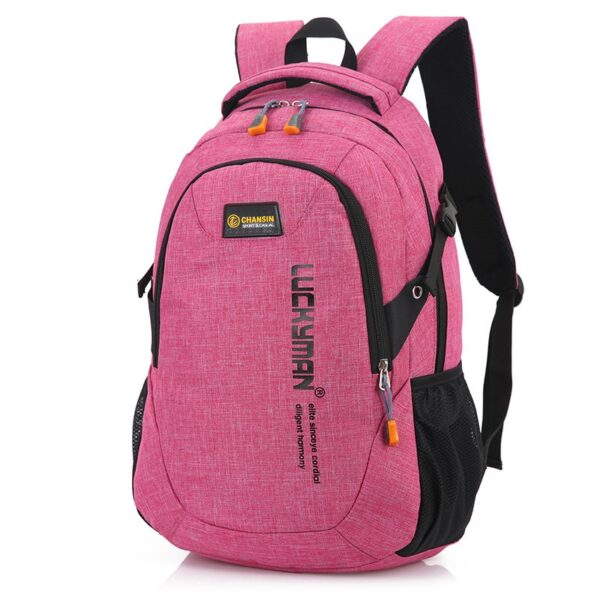 New Fashion Men's Backpack Bag Male Polyester Laptop Backpack Computer Bags high school student college students bag male - immagine 7