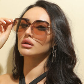 New Fashion European And American Large Frame Square Gradient Women Sunglasses Ins Style Sunglasses