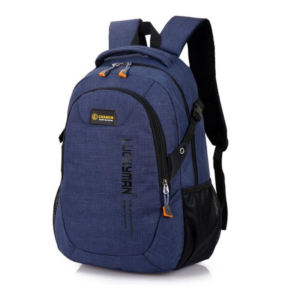 New Fashion Men's Backpack Bag Male Polyester Laptop Backpack Computer Bags high school student college students bag male - immagine 8