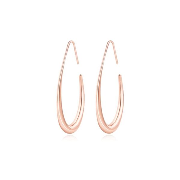 Orecchini Donna Ovali Larghi Eleganti e Raffinati in 3 Colori disponibili - immagine 5