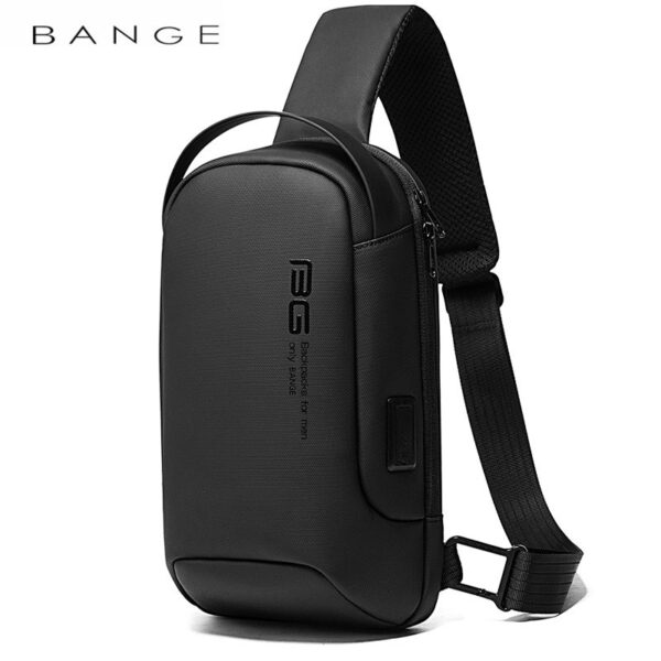 BANGE New Multifunction Crossbody Bag Shoulder Messenger Bags Male Waterproof Short Trip Chest Bag Pack for Men - immagine 8
