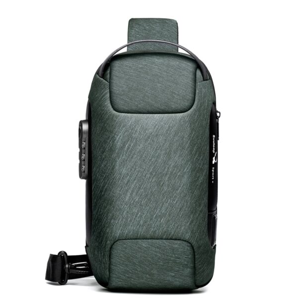 Men's Waterproof USB Oxford Crossbody Bag Anti-theft Shoulder Sling Bag Multifunction Short Travel Messenger Chest Pack For Male - immagine 10