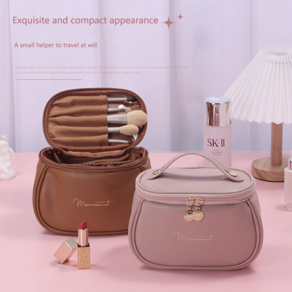 Bags Ladies Makeup Bag Large Capacity Portable Senior Sense Of New Travel Toiletries Bag - immagine 3