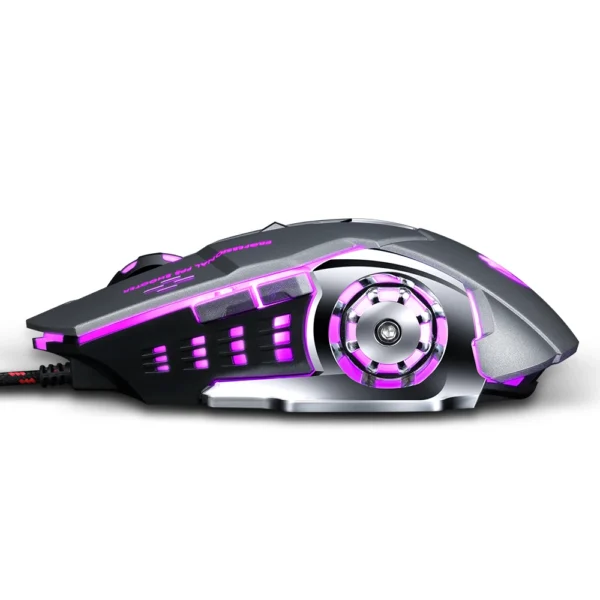 Pro Gamer Gaming Mouse 8D 3200DPI Adjustable Wired Optical LED Computer Mice USB Cable Silent Mouse for laptop PC - immagine 4