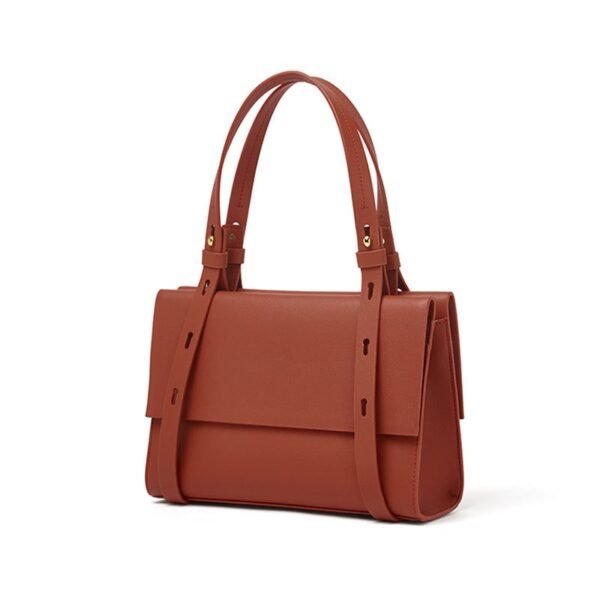 Genuine Leather Shoulder Bag Tote Bag Senior Sense Of Fashion Senior Versatile Niche Design Women's Bags Handbag - immagine 9