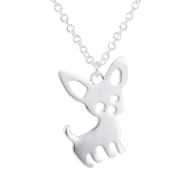 Cute Chihuahua Pet Pendant Necklaces for Women Love My Pet Animal Dog Necklace Choker Ketting Jewelry - immagine 9