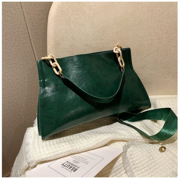 New Design Handbags Women Shoulder Bag Soft Synthetic Leather Crossbody Large Capacity Fashion Female Underarm Bags - immagine 9