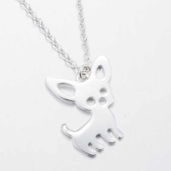 Cute Chihuahua Pet Pendant Necklaces for Women Love My Pet Animal Dog Necklace Choker Ketting Jewelry - immagine 5