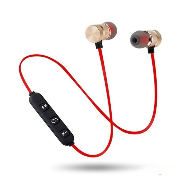 Wireless earphones Neckband Magnetic Sports 5.0 Bluetooth Earphone Stereo Earbuds Music Metal Headphones With Mic For All Phones - immagine 8