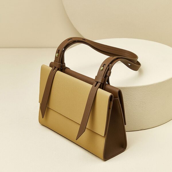 Genuine Leather Shoulder Bag Tote Bag Senior Sense Of Fashion Senior Versatile Niche Design Women's Bags Handbag - immagine 3