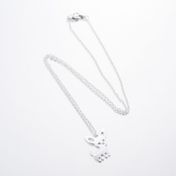 Cute Chihuahua Pet Pendant Necklaces for Women Love My Pet Animal Dog Necklace Choker Ketting Jewelry - immagine 4
