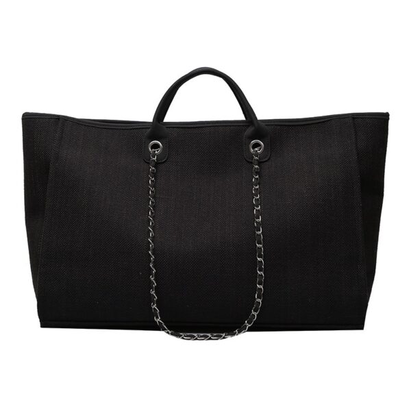 Wholesale New Bucket Bag Women Large Capacity Canvas Shoulder Chain Tote Bag - immagine 19