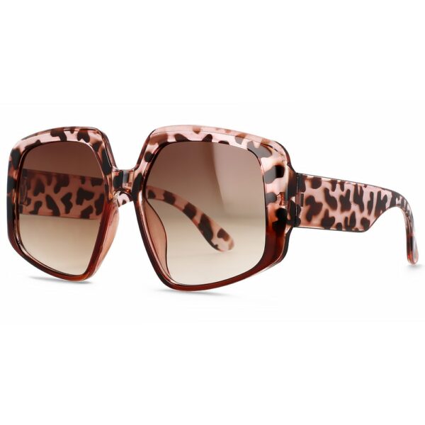 55494 Oversized Brand Sunglasses Women Vintage Big Frame Women Sun Glasses Fashion Goggle Shades for Men Gafas De Sol - immagine 4