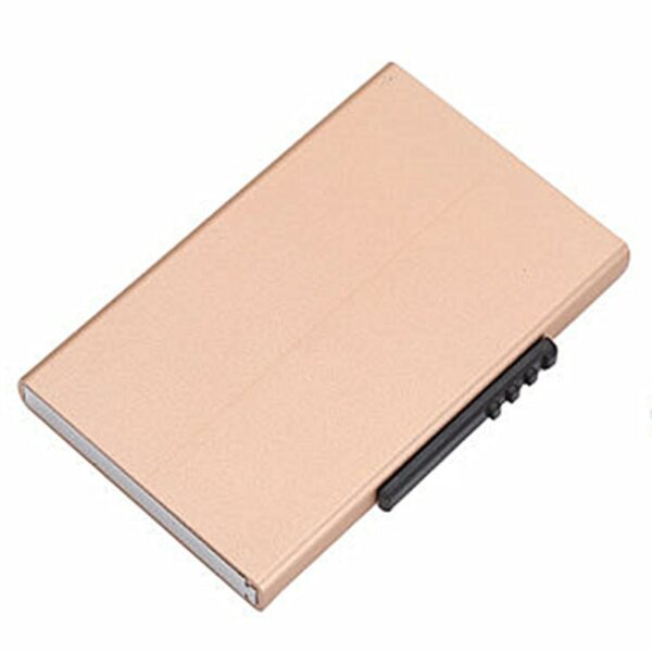 Women Men Card Holder RFID Card Wallet High Quality Business Aluminum Card Box Travel Purse Creative Card Holders - immagine 2