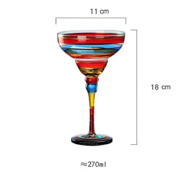 Colorful Wine Glasses Cups Cocktail Goblet Champagne Cup Glasses Bar Party Home DrinkWare Wedding Gifts Kitchen Accessories NEW - immagine 10