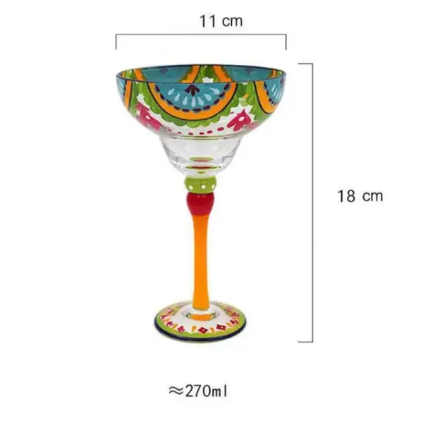 Colorful Wine Glasses Cups Cocktail Goblet Champagne Cup Glasses Bar Party Home DrinkWare Wedding Gifts Kitchen Accessories NEW - immagine 7
