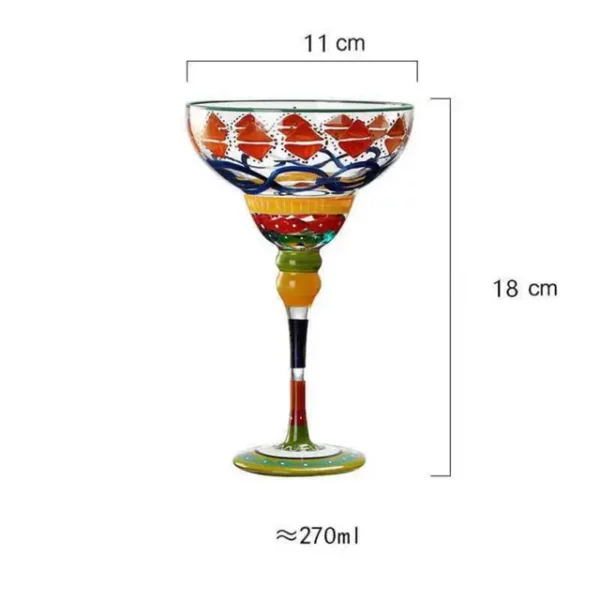 Colorful Wine Glasses Cups Cocktail Goblet Champagne Cup Glasses Bar Party Home DrinkWare Wedding Gifts Kitchen Accessories NEW - immagine 12