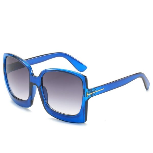 New Fashion Oversized Women Sunglasses Brand Designer Plastic Female Big Frame Gradient Sun Glasses UV400 - immagine 9