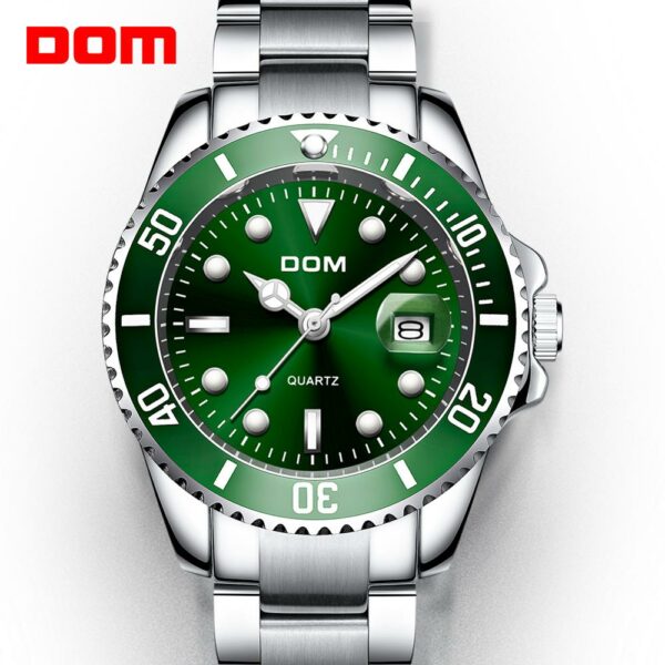 Top Brand DOM Luxury Men's Watch 30m Waterproof Date Clock Male Sports Watches Men Quartz Wrist Watch Relogio Masculino - immagine 2
