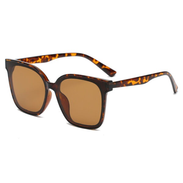 New Retro Net Red Simple Sunglasses Men And Women Trend Travel Street Shooting Sunglasses Decorative Glasses - immagine 5