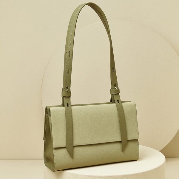 Genuine Leather Shoulder Bag Tote Bag Senior Sense Of Fashion Senior Versatile Niche Design Women's Bags Handbag - immagine 4