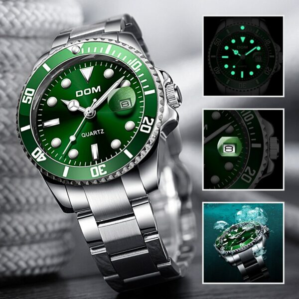 Top Brand DOM Luxury Men's Watch 30m Waterproof Date Clock Male Sports Watches Men Quartz Wrist Watch Relogio Masculino - immagine 6