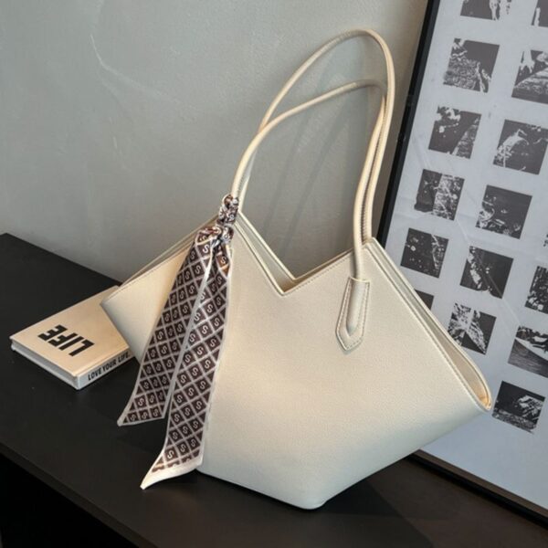 Large capacity niche fashion shoulder bag commuting tote bag - immagine 4