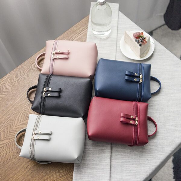 Travel Small Women Cell Phone Purse PU leather Cute Tote Shoulder Sling Bag Crossbody Bag Straps - immagine 3