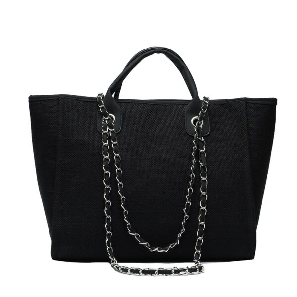 Wholesale New Bucket Bag Women Large Capacity Canvas Shoulder Chain Tote Bag - immagine 27