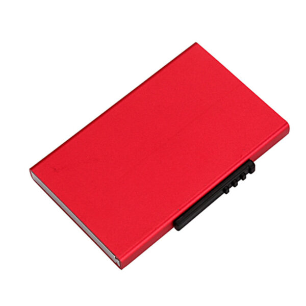 Women Men Card Holder RFID Card Wallet High Quality Business Aluminum Card Box Travel Purse Creative Card Holders - immagine 3