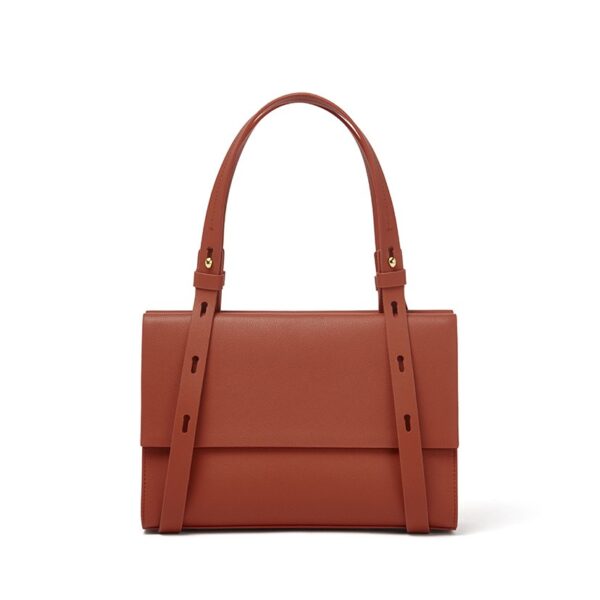 Genuine Leather Shoulder Bag Tote Bag Senior Sense Of Fashion Senior Versatile Niche Design Women's Bags Handbag - immagine 8