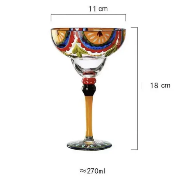 Colorful Wine Glasses Cups Cocktail Goblet Champagne Cup Glasses Bar Party Home DrinkWare Wedding Gifts Kitchen Accessories NEW - immagine 13