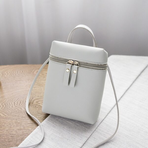 Travel Small Women Cell Phone Purse PU leather Cute Tote Shoulder Sling Bag Crossbody Bag Straps - immagine 8