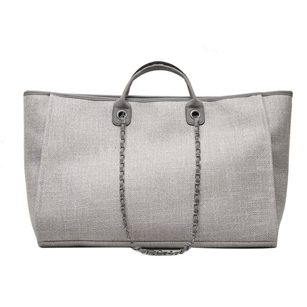 Wholesale New Bucket Bag Women Large Capacity Canvas Shoulder Chain Tote Bag - immagine 25