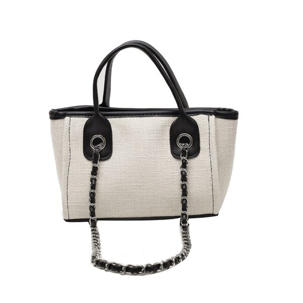 Wholesale New Bucket Bag Women Large Capacity Canvas Shoulder Chain Tote Bag - immagine 16