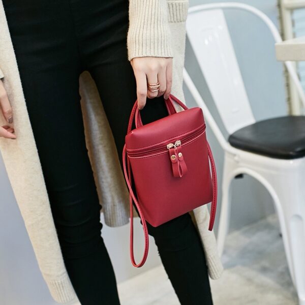 Travel Small Women Cell Phone Purse PU leather Cute Tote Shoulder Sling Bag Crossbody Bag Straps - immagine 2