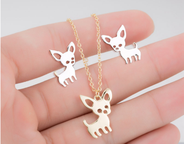 Cute Chihuahua Pet Pendant Necklaces for Women Love My Pet Animal Dog Necklace Choker Ketting Jewelry - immagine 8