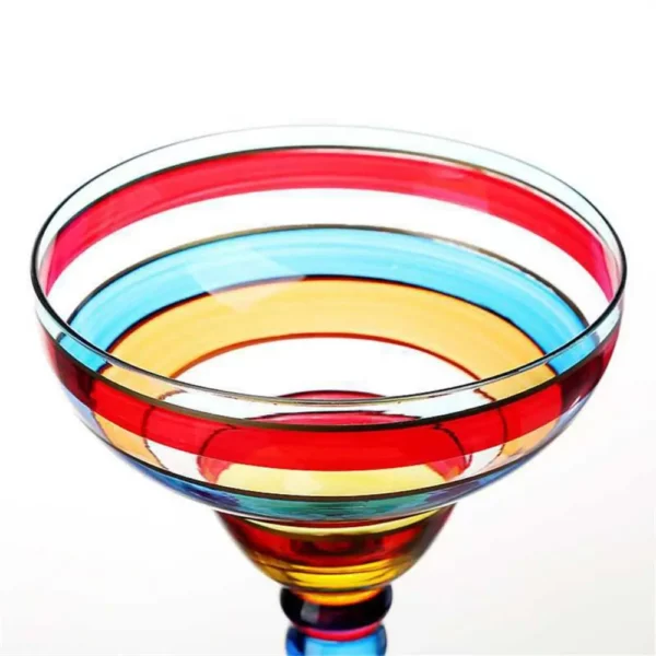 Colorful Wine Glasses Cups Cocktail Goblet Champagne Cup Glasses Bar Party Home DrinkWare Wedding Gifts Kitchen Accessories NEW - immagine 6
