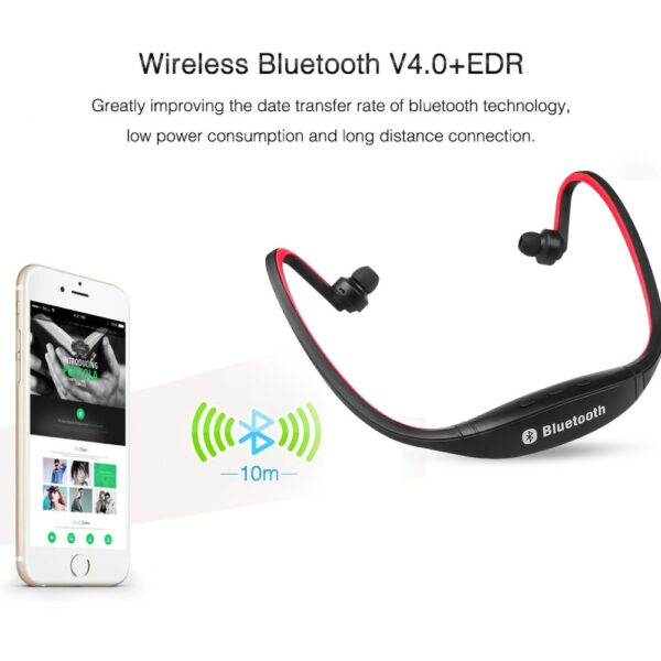 Bluetooth rear-mounted sports earphones Wireless dynamic stereo MP3 earphones - immagine 3