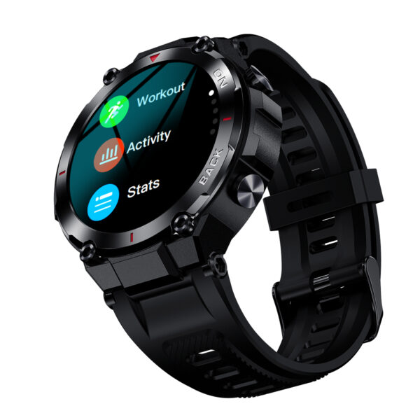 K37 smart watch GPS positioning exercise health heart rate monitoring female physiological cycle reminder - immagine 6