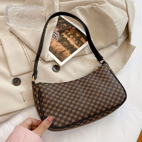 New Fashion Shoulder Bags Women Retro Women's Bags French Bags Underarm Bags Trendy Baguettes Retro Satchels - immagine 2