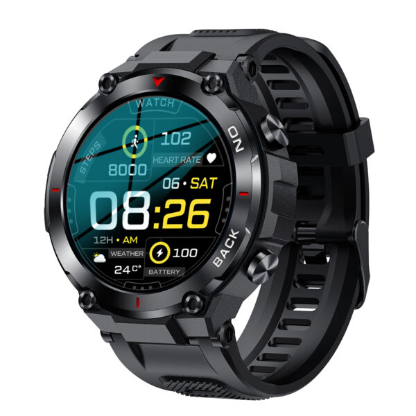 K37 smart watch GPS positioning exercise health heart rate monitoring female physiological cycle reminder - immagine 10