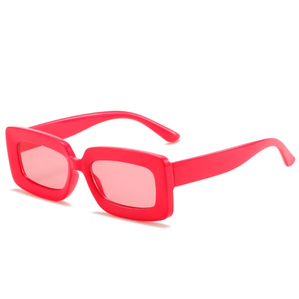 New Square Sunglasses Beach Small Frame Glasses Fashion Beach Jelly-Colored Sunglasses Women - immagine 12